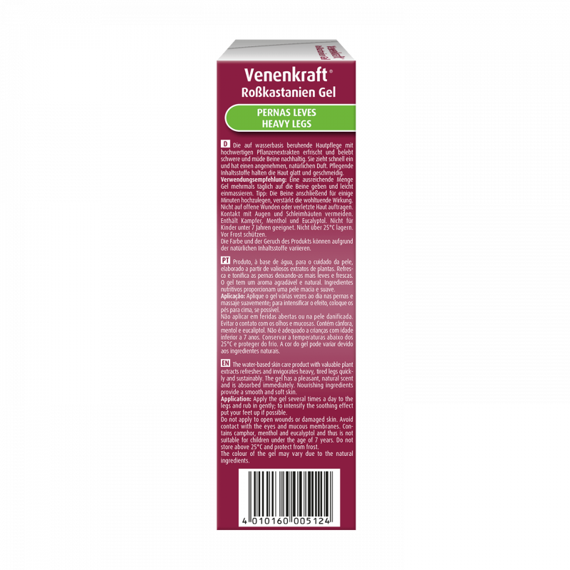Hübner 好博納 七葉樹凝膠 Venenkraft® Roßkastanien Gel 100ml