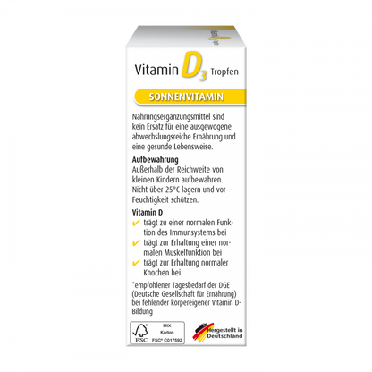 Hübner Vitamin D3 Tropfen 10ml