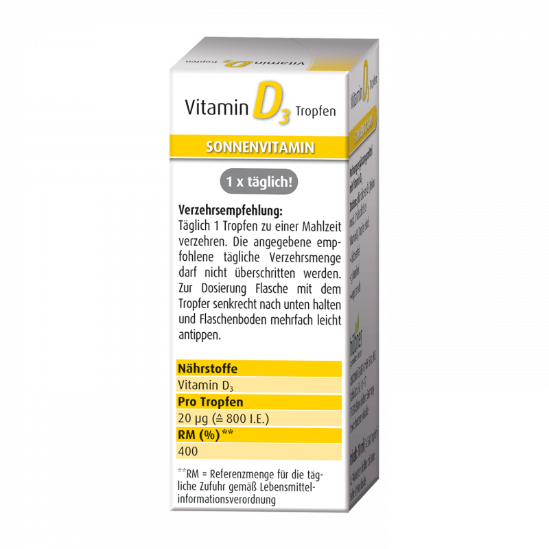 Hübner Vitamin D3 Tropfen 10ml
