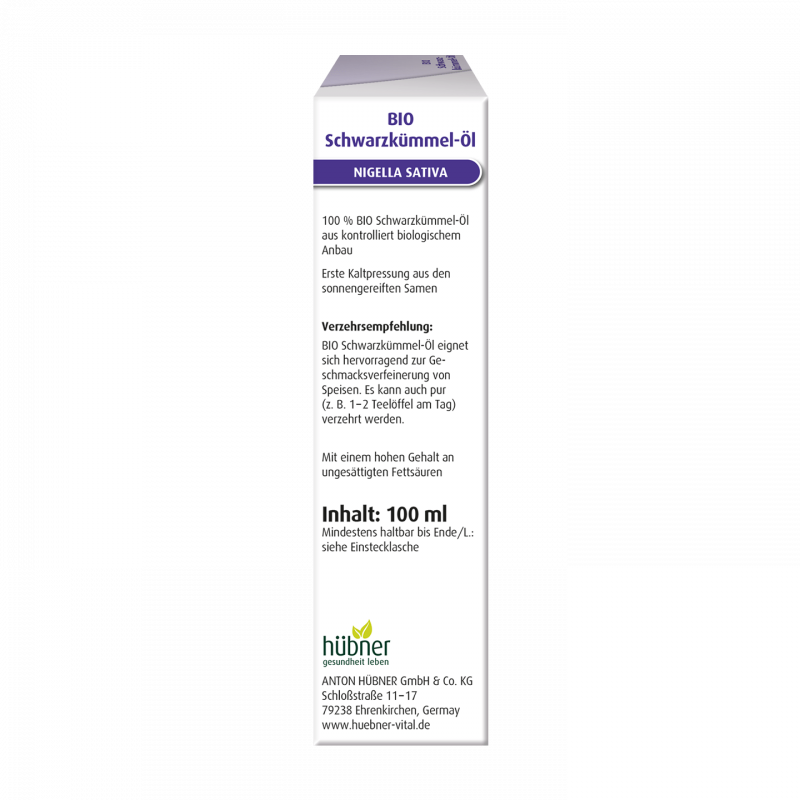 Hübner 好博納 有機黑種草油 BIO Schwarzkümmel-Öl 100ml