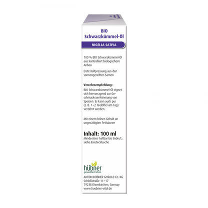 Hübner 好博納 有機黑種草油 BIO Schwarzkümmel-Öl 100ml