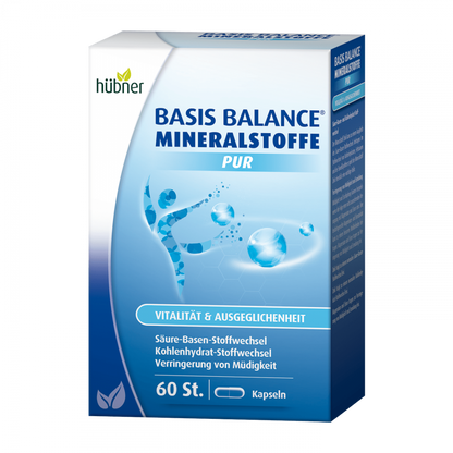 Hübner 好博納 礦物質膠囊 Basis Balance® Mineralstoffe Pur Kapseln 60入
