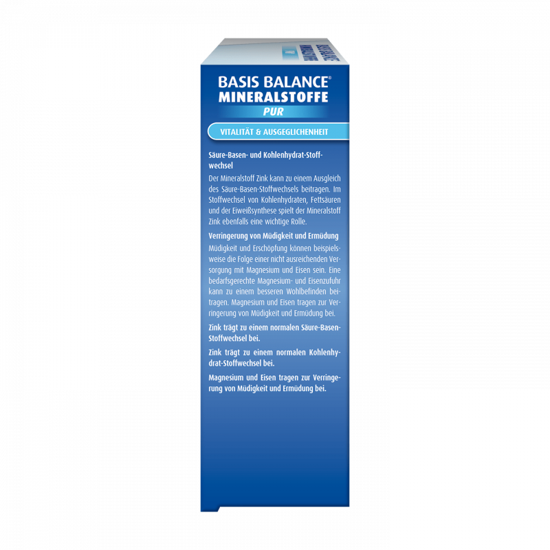 Hübner 好博納 礦物質膠囊 Basis Balance® Mineralstoffe Pur Kapseln 60入