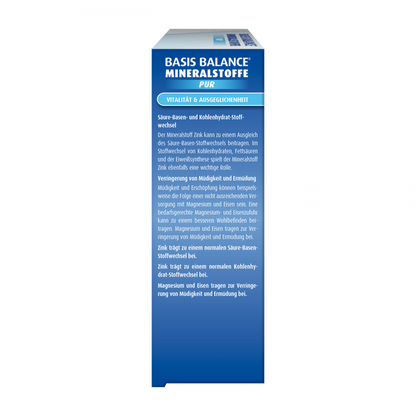 Hübner 好博納 礦物質膠囊 Basis Balance® Mineralstoffe Pur Kapseln 60入