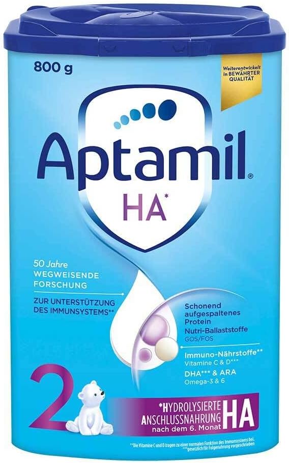 Aptamil HA Pre, 1, 2段 – 德國免敏奶粉 愛他美 800g