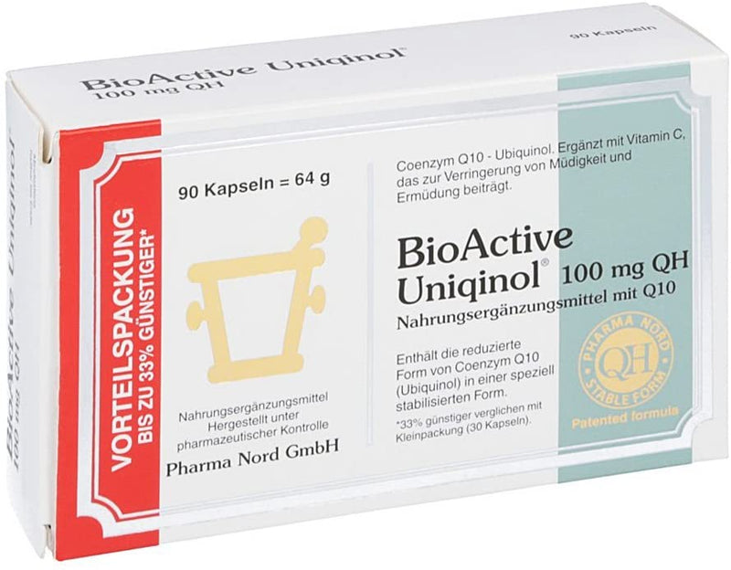 BioActive Uniqinol 100 mg QH Pharma Nord 90Kapseln - MunichStars