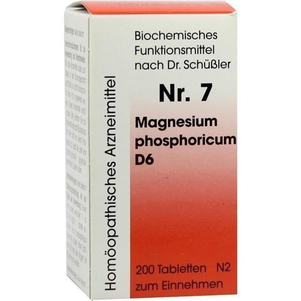 German magnesium element Nr.7 Dr. Reckeweg Magnesium Phosphoricum D6 (200 Stk.)
