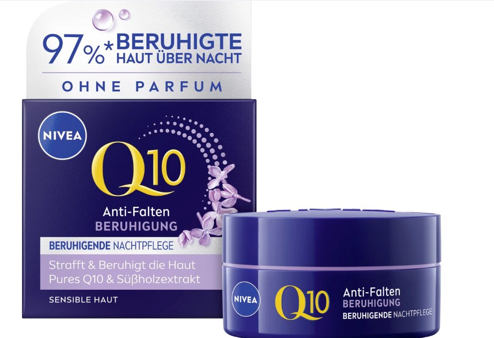 NIVEA Anti Falten Nachtcreme Q10 Beruhigung Q10 鎮靜抗皺晚霜 50 ml - MunichStars