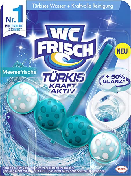 WC Frisch WC-Reiniger Kraft Aktiv Meeresfrische 馬桶香氛清潔球 50g-清新 - MunichStars