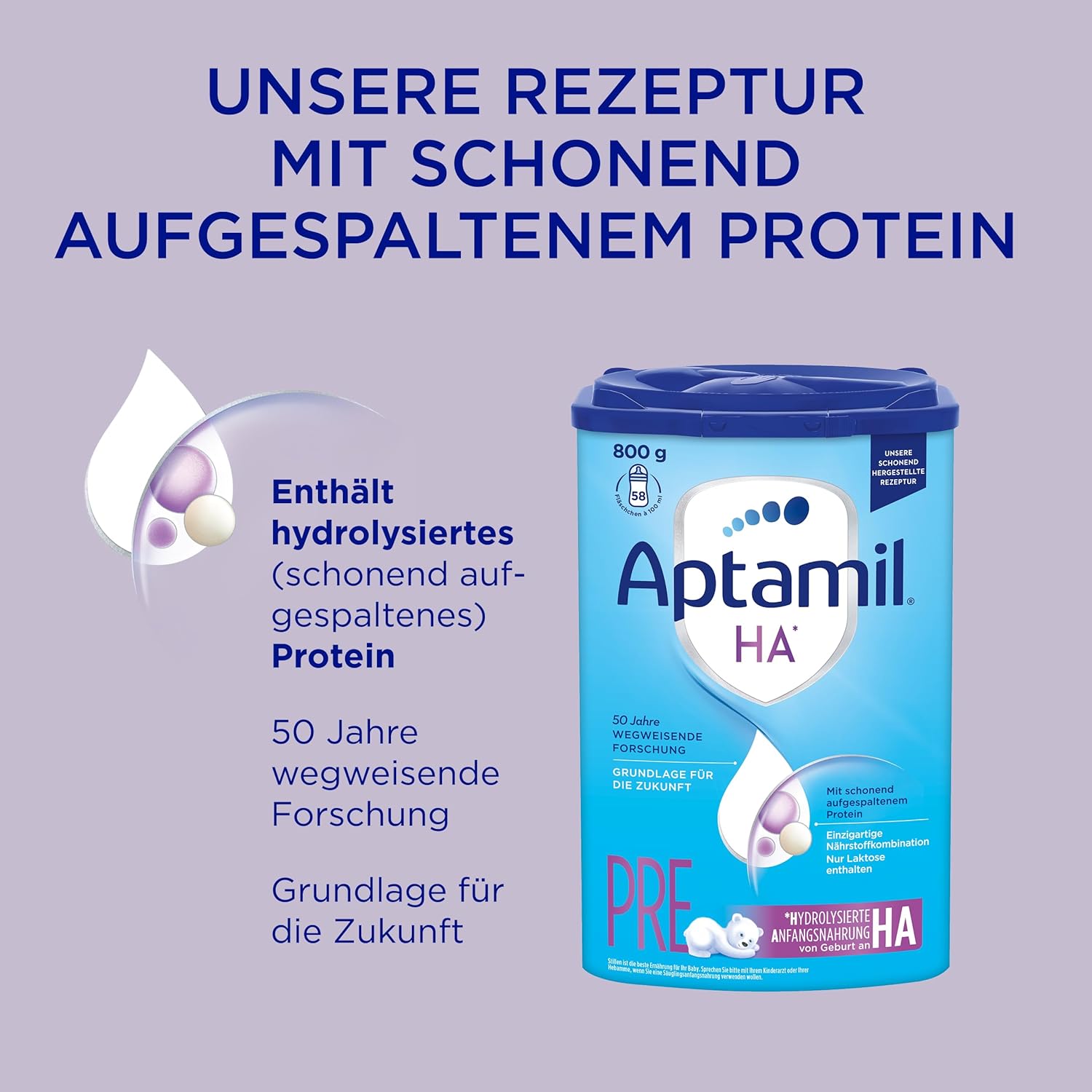 Aptamil HA Pre, 1, 2段 – 德國免敏奶粉 愛他美 800g