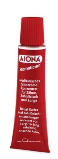 [ 完美健齒組合2] 德國 AJONA 抗發炎天然抗菌牙膏 25ml+DR. HAUSCHKA 德國世家 冰花系列 健齒牙膏(楝樹薄荷)75ml - MunichStars