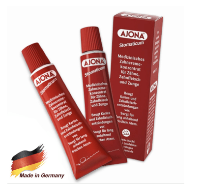 German AJONA anti-inflammatory natural antibacterial toothpaste 25ml