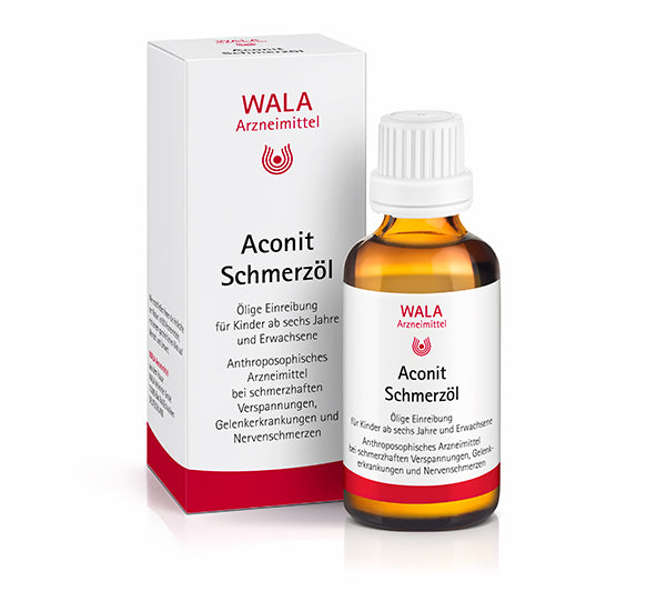 Wala Warming and Pain Relief Massage Oil ACONIT SCHMERZÖL 100ml