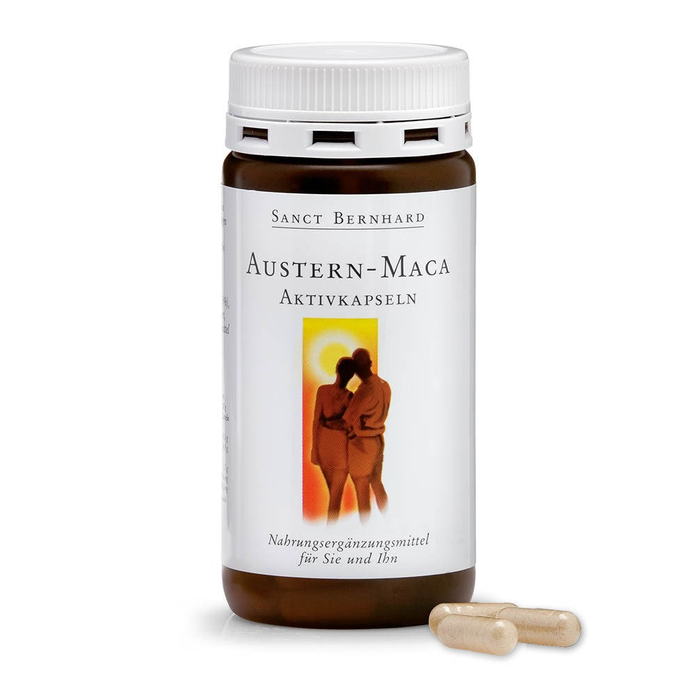Sanct bernhard Herbal Home Oyster Maca Active Capsules Austern-Maca-Aktivkapseln 120 capsules