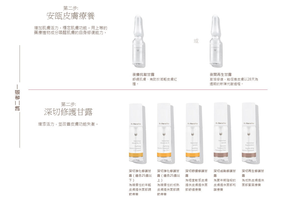 Dr.Hauschka German family special active regeneration nectar 40ml Intensivkur Spezial Mature skin with pigmentation or redness 