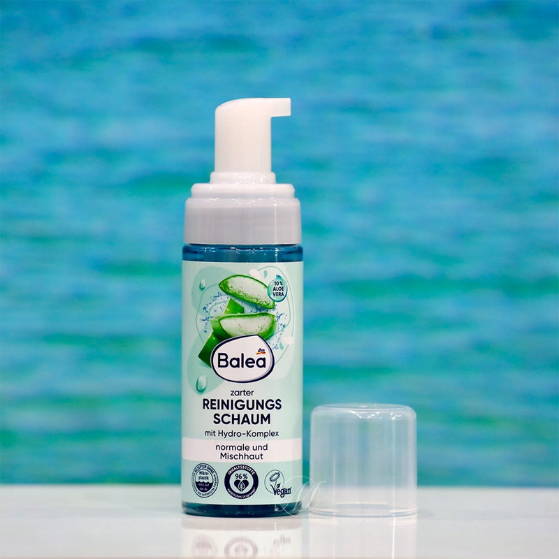 German Balea Gentle Cleansing Foaming Milk - Moisturizing Aloe Vera - Chinese Label