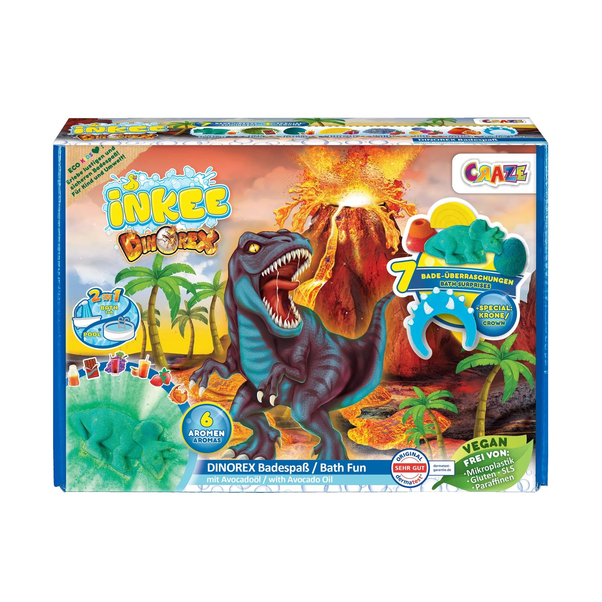 CRAZE INKEE - Dino Gift Box 兒童 恐龍沐浴禮盒 *1件
