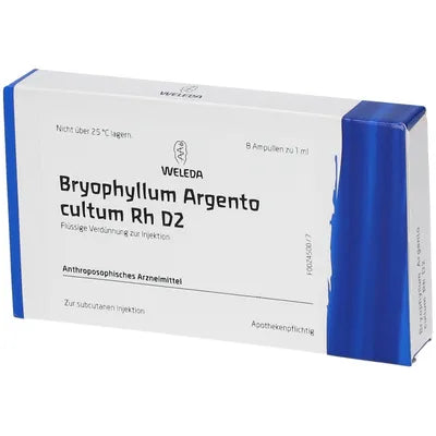 Weleda 安瓶 Bryophyllum Argento cultum Rh D2 Ampullen 8X1 ml