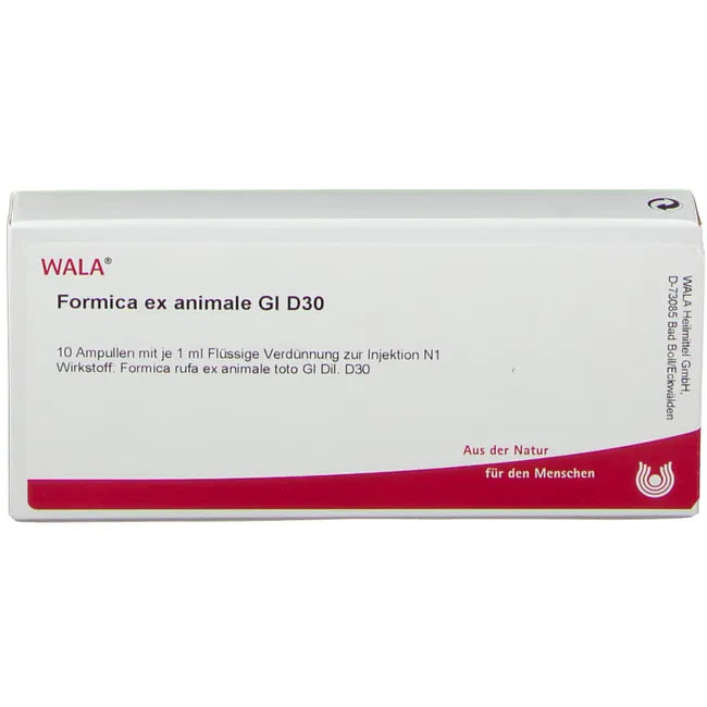 Wala 安瓶 Formica ex animale GL D30 Ampullen, (10X1 ml) - MunichStars