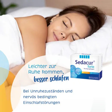 Sedacur®鎮定舒緩助眠片 forte - MunichStars