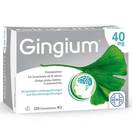 Gingium 40 mg Filmtabletten 120 tablets