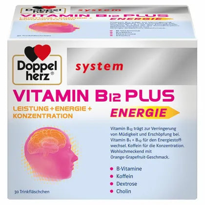 Doppelherz system Vitamin B12 PLUS Energie Vitamin B12+ 30pcs
