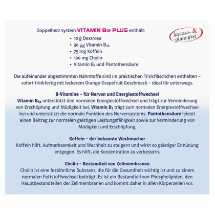 Doppelherz system Vitamin B12 PLUS Energie Vitamin B12+ 30pcs