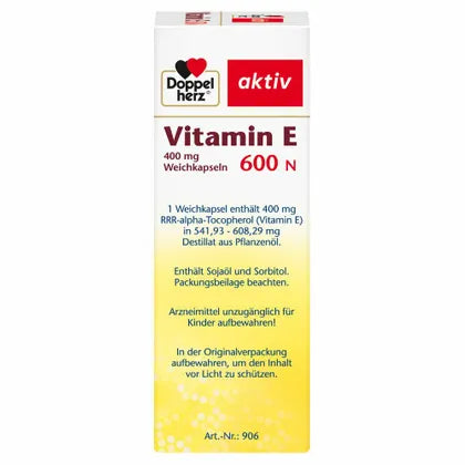 Doppelherz多寶 維他命E膠囊 40入Vitamin E 600 N Kapseln (40 Stk.) - MunichStars