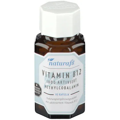 Naturafit Vitamin B12 1000µg  活性單方B12 (90 Stk.) - MunichStars