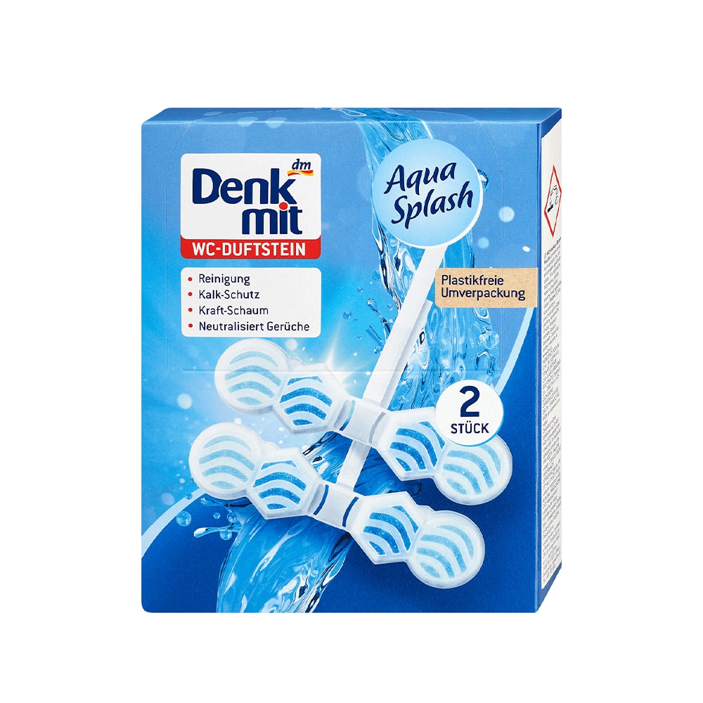 德國Denkmit掛式馬桶清潔球2入-溫和原味 -有中文標示
