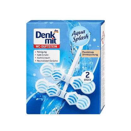 德國Denkmit掛式馬桶清潔球2入-溫和原味 -有中文標示