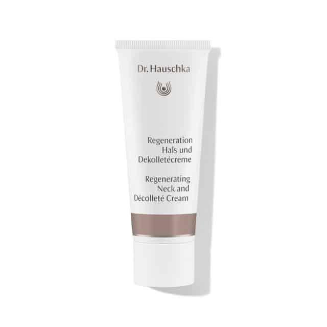[歲月神偷系列02]DR. HAUSCHKA 德國世家 有機再生頸胸提拉緊緻頸霜 40ml Regeneration Hals und Dekolletécreme加贈 潔面 卸妝海綿