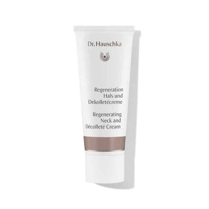 [歲月神偷系列02]DR. HAUSCHKA 德國世家 有機再生頸胸提拉緊緻頸霜 40ml Regeneration Hals und Dekolletécreme加贈 潔面 卸妝海綿