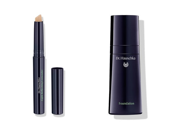 [Makeup combination 01] Dr.Hauschka German mineral foundation 30ml + liquid concealer pen *** Natural luster. Completely breathable ~