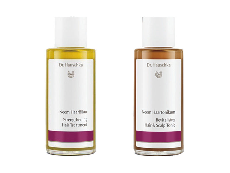 [Hair Care Set 1] Dr. Hauschka German Neem Hair Oil + Neem Hair Root Treatment Solution