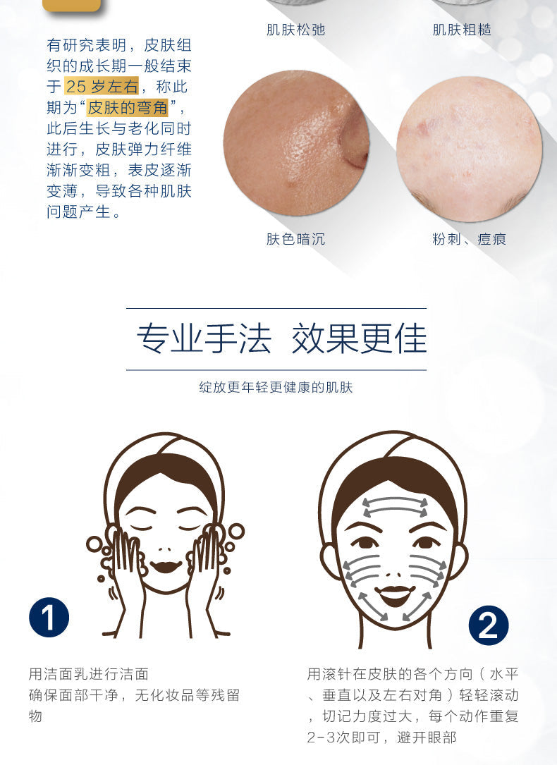 Dermaroller 家用臉部按摩滾輪配消毒液 Homecare 不含袋子*強力推薦*** - MunichStars