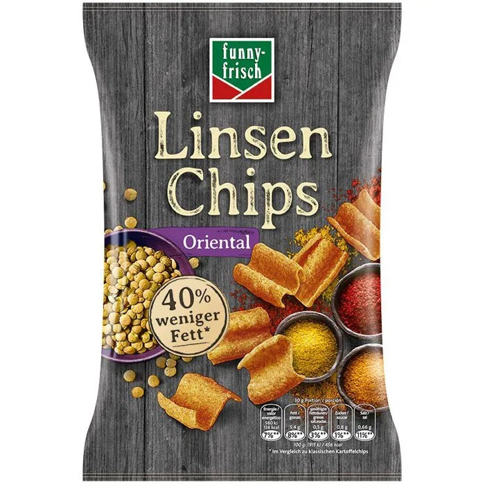 Funny Oriental Linsen Chips東方扁豆片90g/包 (*2包)