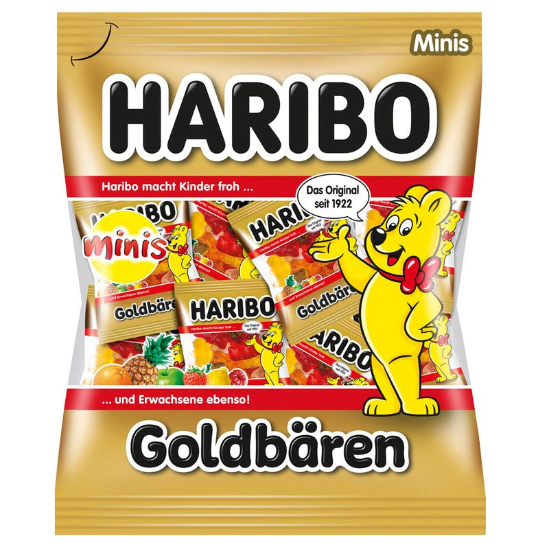 HARIBO Golden Bear Mini Fruit Gummy Candies 20 small packages/bag (*2 bags)