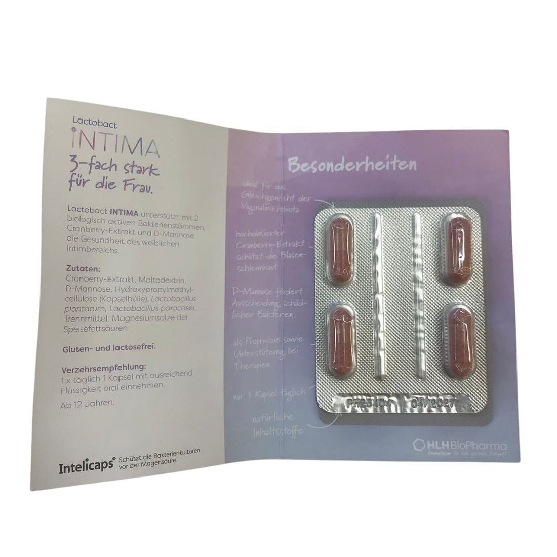 Lactobact萊德寶 女性私密處益生菌 Intima 泌尿道感染 試用包 - MunichStars