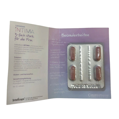 Lactobact萊德寶 女性私密處益生菌 Intima 泌尿道感染 試用包 - MunichStars