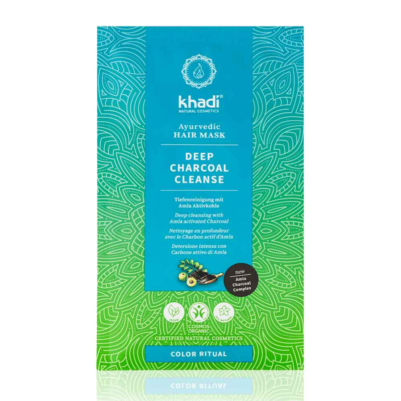 Khadi 深層木炭清潔髮膜 Deep Charcoal Cleanse Hair Mask (50 g) - MunichStars