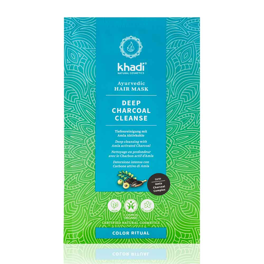 Khadi 深層木炭清潔髮膜 Deep Charcoal Cleanse Hair Mask (50 g) - MunichStars