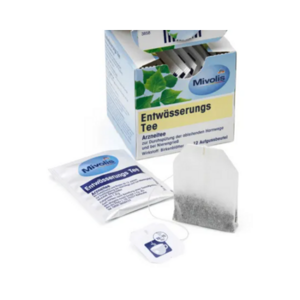 Mivolis Arznei-Tee, Entwässerungs Tee (12 x 1,8 g), 24 g 樺樹葉茶12入 - MunichStars
