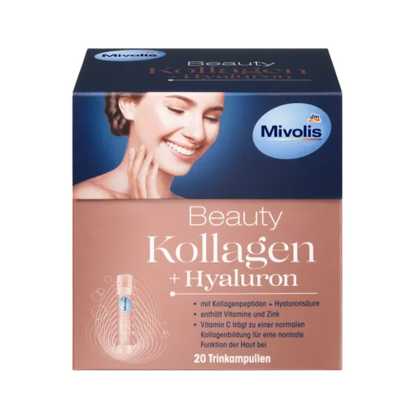 Mivolis Beauty Kollagen + Hyaluron, Trinkampullen, 20 St., 500 ml 