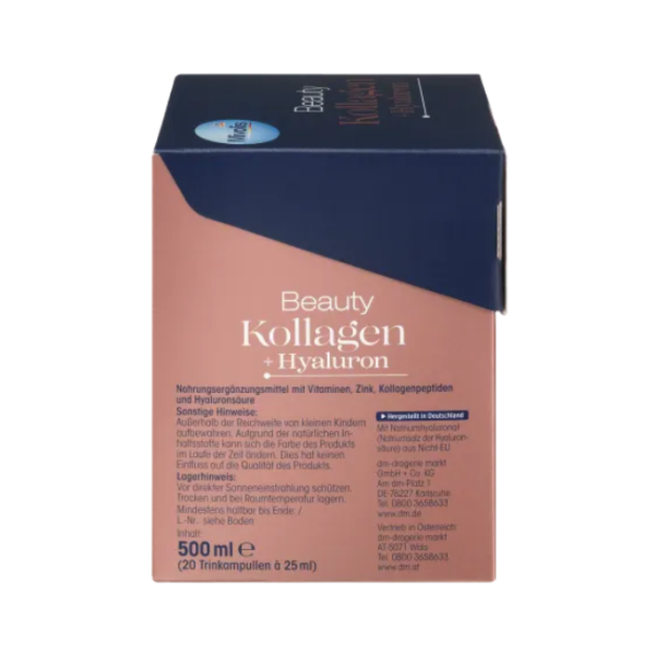 Mivolis Beauty Kollagen + Hyaluron, Trinkampullen, 20 St., 500 ml 