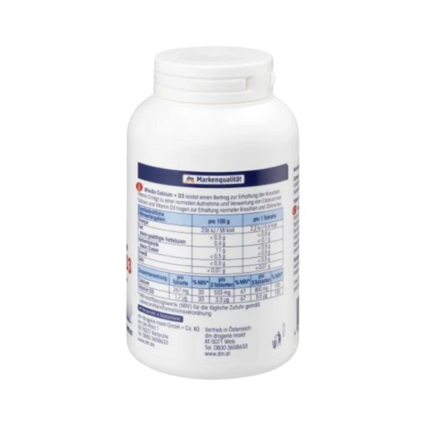 德國 Mivolis Calcium + D3 Tabletten, 300 St 鈣+維他命D3 270g - MunichStars