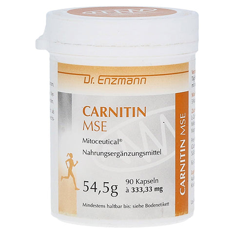 German Dr.Enzmann Carnitin mse L-carnitine capsules 90 Kapseln