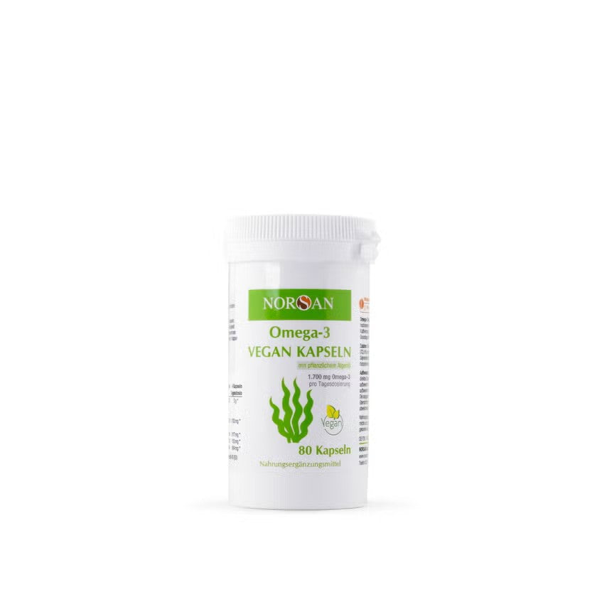 Norsan Omega-3 Vegan Fish Oil Kapseln 80 Stk.