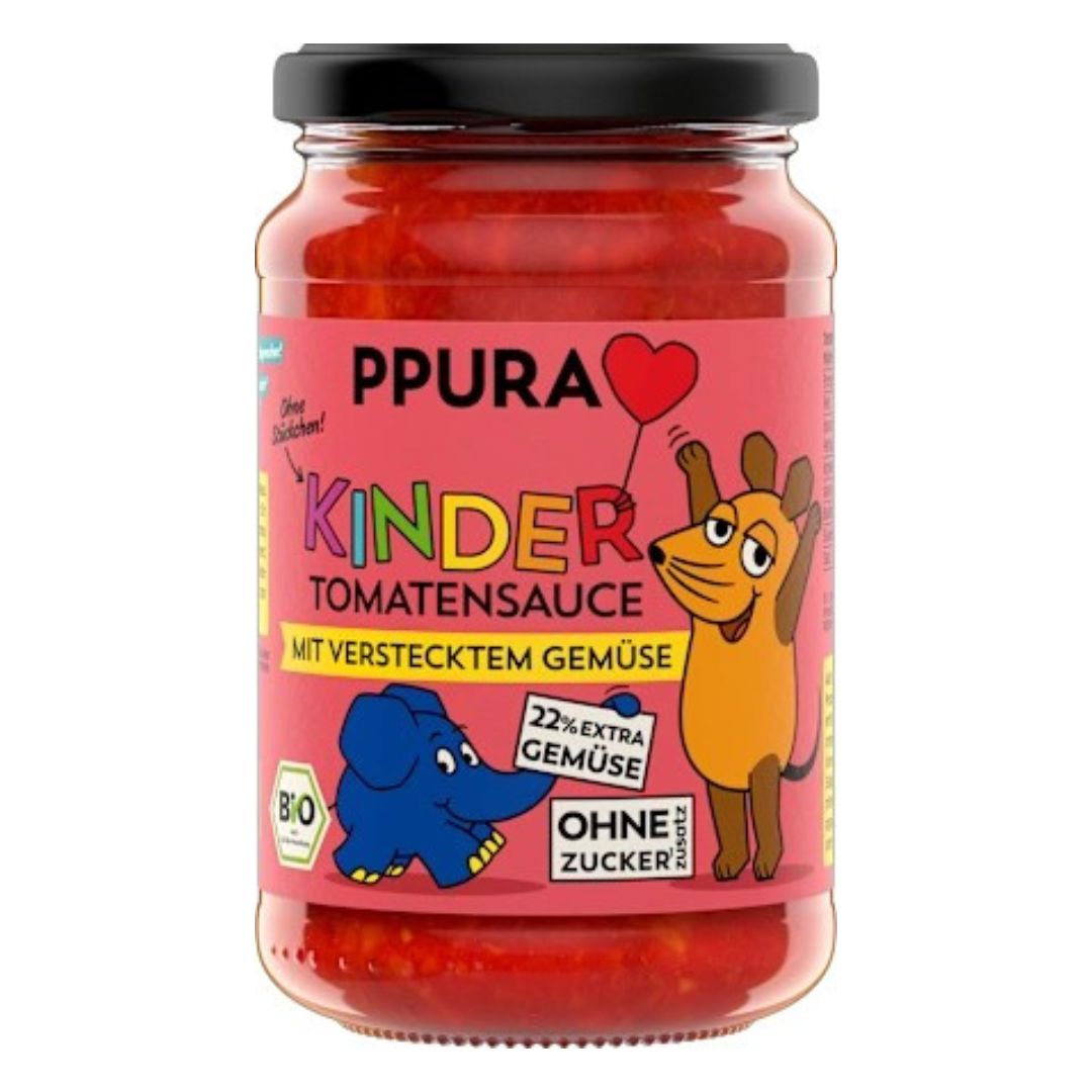 PPURA 兒童番茄蔬菜醬Tomatensauce，340克