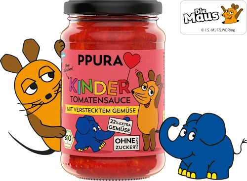 PPURA 兒童番茄蔬菜醬Tomatensauce，340克